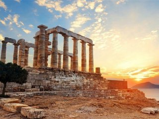 řecko Na Podzim – Athény, Mys Sounion
