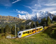 Glacier Express, Matterhorn a Jungfrau