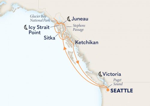 PLAVBA NA ALJAŠKU ze Seattlu a zpět