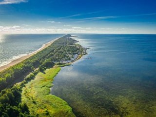 Polské Trojměstí a písečná kosa Hel