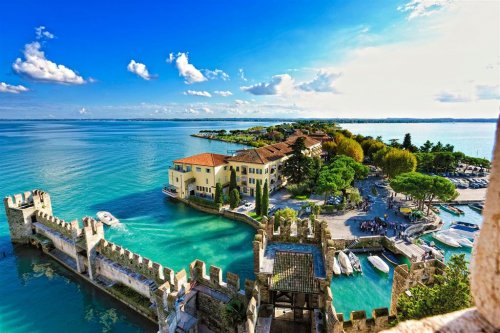 Přírodní krásy v okolí jezera Lago di Garda s koupáním