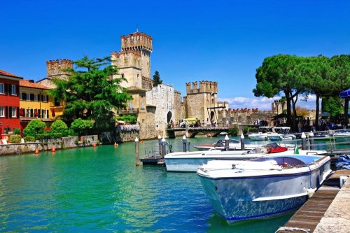 Přírodní krásy v okolí jezera Lago di Garda s koupáním
