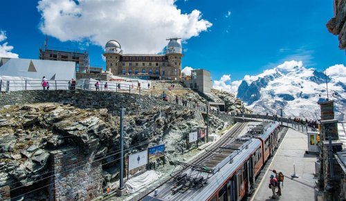 Švýcarsko s výhledy na Matterhorn