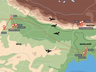 Bangladéš, Indie, Bhútán Bangladéš, Indie, Bhútán