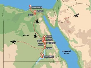 Egypt - plavba po Nilu plachetnicí