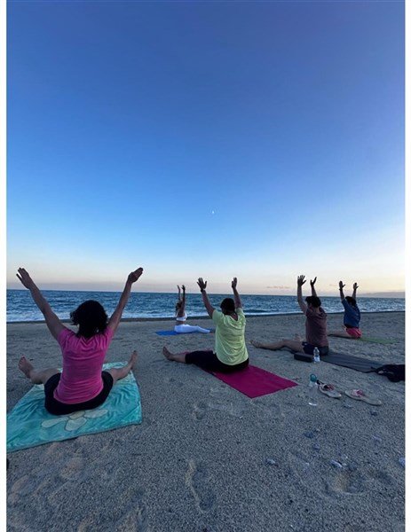 Jóga v Kalábrii s koupáním