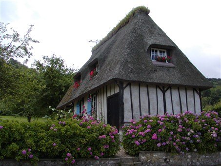 Normandie a Alabastrové pobřeží letecky