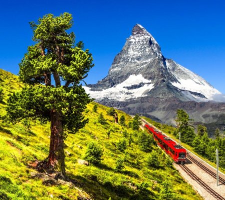 Vlakem po krásách Švýcarska