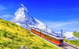 Barevnými vláčky ke slavným vrcholům Švýcarska, Vlakem po krásách Švýcarska Vlakem po krásách Švýcarska