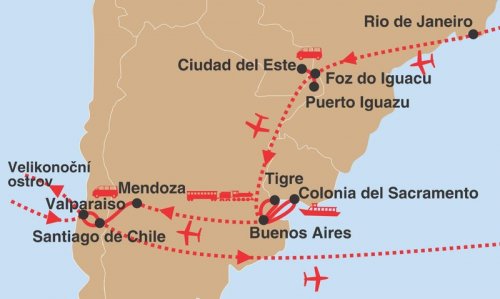 Z Ria až na pobřeží Pacifiku