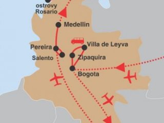 Utajené skvosty Kolumbie