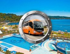 Zkrácená dovolená na slovinském pobřeží s dopravou a polopenzí v ceně