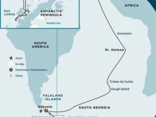 Atlantic Odyssey incl. Antarctic Peninsula to Cape Verde (m/v Plancius) Atlantic Odyssey incl. Antarctic Peninsula to Cape Verde (m/v Plancius)