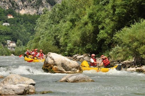Letní řeky Dolomit