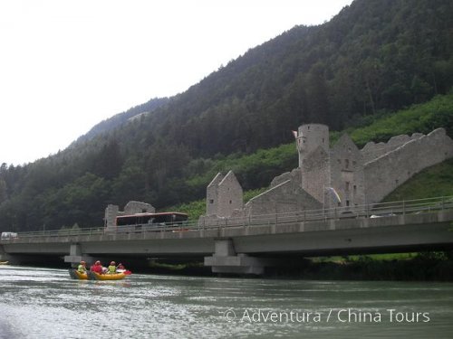 Letní řeky Dolomit