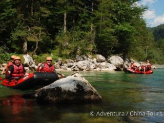 Rafting na Salze a Enns