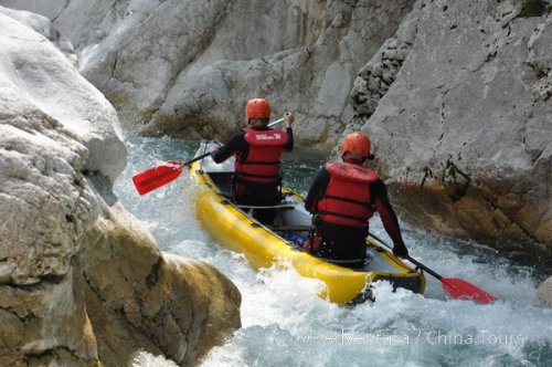Rafting ve Slovinsku