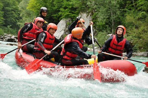 Rafting ve Slovinsku