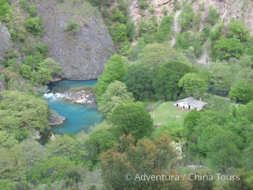 Rafting a kanoe v Řecku
