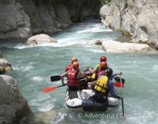 Rafting a kanoe v Řecku