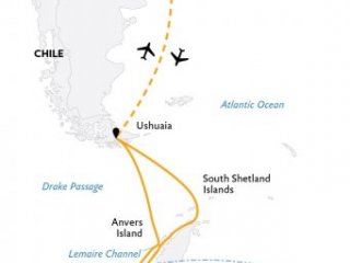 Antarctica by Helicopter: Crossing the Circle and the Peninsula (Ultramarine)