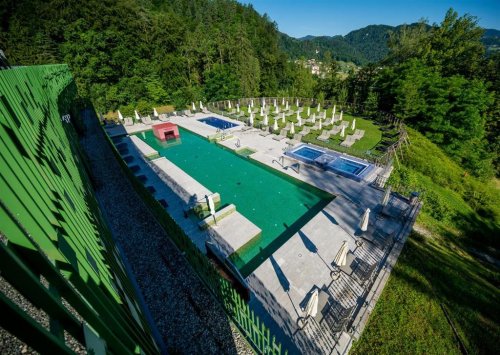 Wellness pobyt s dopravou, polopenzí a ochutnávkou na farmě v ceně v hotelu Rimski/Zdraviliški Dvor