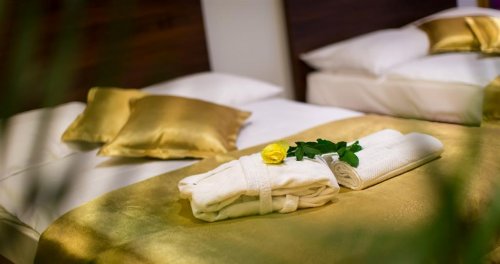 Wellness pobyt s dopravou, polopenzí a ochutnávkou na farmě v ceně v hotelu Rimski/Zdraviliški Dvor
