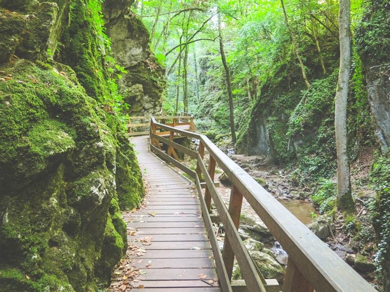 Schneeberg a Jánská soutěska