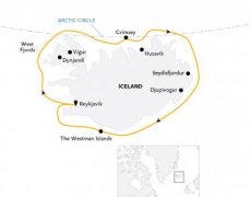 Iceland Circumnavigation: Mountains, Volcanoes and Waterfalls (Ultramarine)