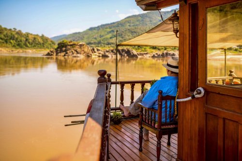 Plavba butikovou lodí po Mekongu, Thajsko / Laos