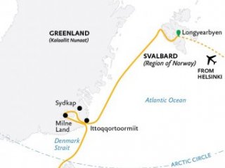 Three Arctic Islands: Iceland, Greenland, Spitsbergen (Ultramarine)