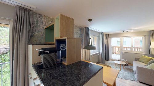 Prázdninová vesnička Reka Zinal