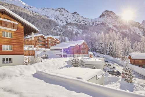 Prázdninová vesnička Reka Zinal