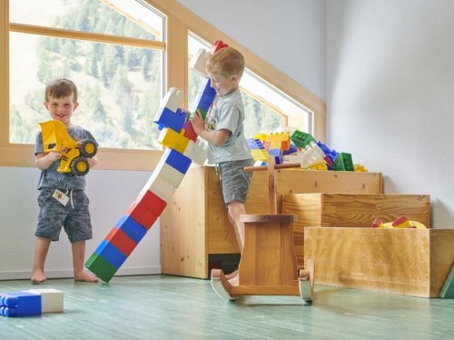 Prázdninová vesnička Reka Zinal