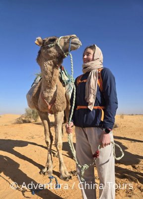 Tunisko – přechod pouště na velbloudech