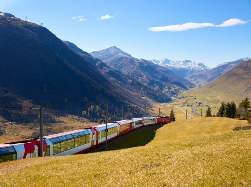 Gotthard Panorama, Bernina a Glacier Express /