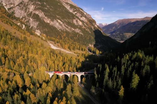 Gotthard Panorama, Bernina a Glacier Express /