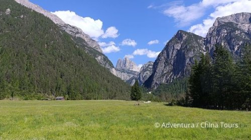 Sextenské Dolomity na kole