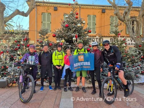 Silvestr na kole na Azurovém pobřeží