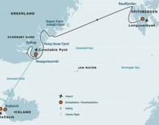 Northeast Greenland, Fly & Sail (s/v Rembrandt van Rijn)