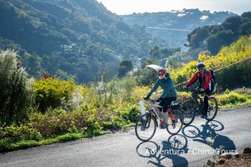 Silvestr na kole na italsko-francouzské Riviéře