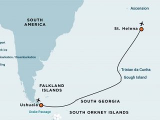 Atlantic Odyssey, excl. Antarctic Peninsula (m/v Hondius) Atlantic Odyssey, excl. Antarctic Peninsula (m/v Hondius)