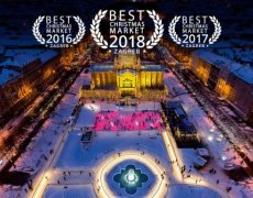 Vyhlášené vánoční trhy v Záhřebu