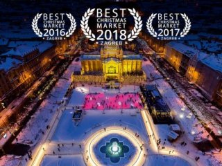 Vyhlášené vánoční trhy v Záhřebu