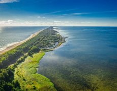 Polské Trojměstí a písečná kosa Hel