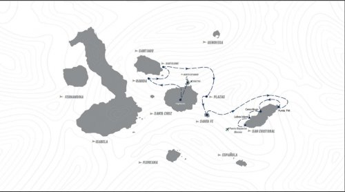 VIP plavba nejluxusnější lodí po Galapágách a perly Ekvádoru