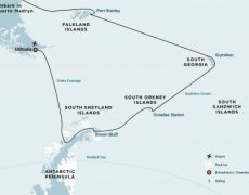 Falkland Islands, South Georgia & Antarctic Peninsula (m/v Ortelius)