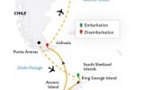Katalog zájezdů - Antarktida, Antarctic Express: Fly South, Sail North (World Voyager)