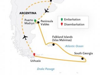 Falkland Islands and South Georgia: 20-Day Wildlife Adventure (Ultramarine) Falkland Islands and South Georgia: 20-Day Wildlife Adventure (Ultramarine)