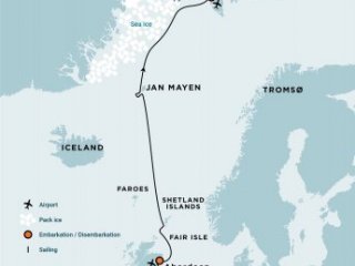 Aberdeen, Fair Isle, Jan Mayen, Ice edge, Spitsbergen, Birding (m/v Hondius) Aberdeen, Fair Isle, Jan Mayen, Ice edge, Spitsbergen, Birding (m/v Hondius)